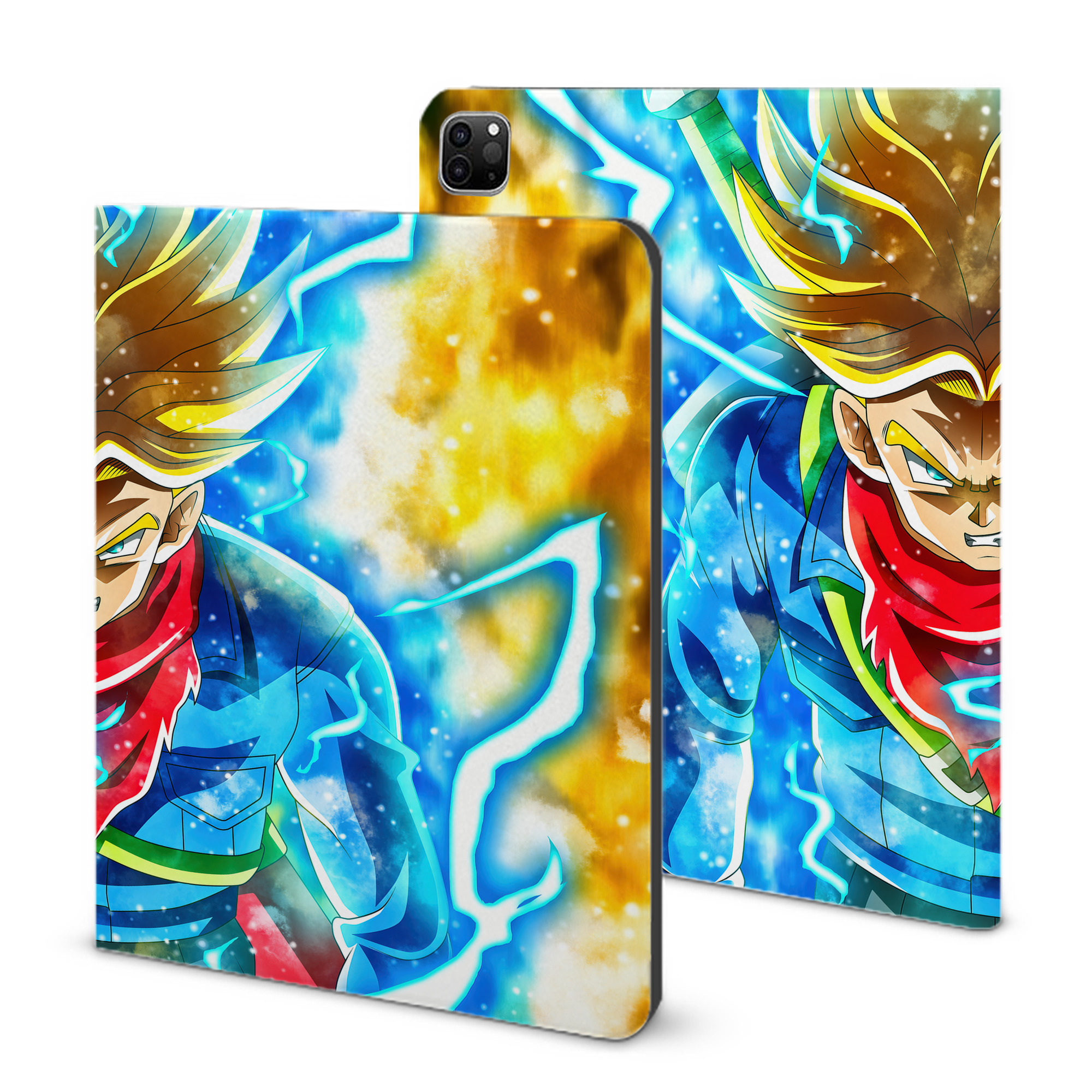 （画像用） ドラゴンボール DRAGON BALL IPad ケース ブック型 PUレザー TPU 耐衝撃 軽量 薄型 ペン収納なし 全面保護 IPad 各モデル対応